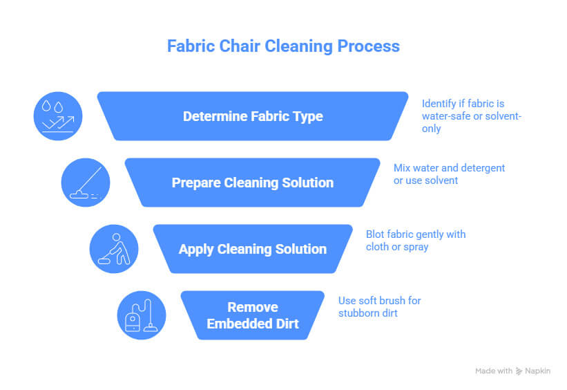 Deep Clean the Fabric Dining Chairs