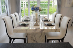 Granite Tables in a Restaurant