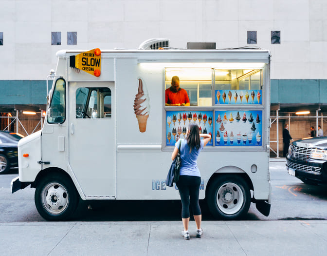 Ice Cream Truck Shop Design Idea
