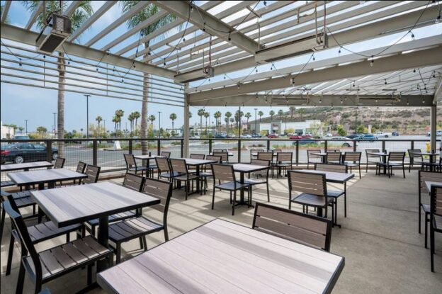 install pic of T75 outdoor table