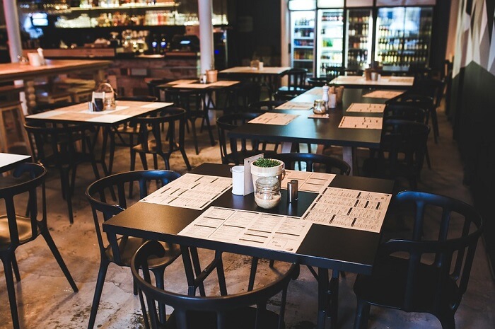 commercial restaurant tables