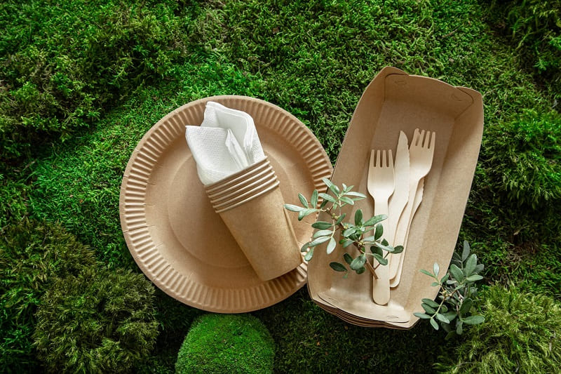 environmentally friendly disposable recyclable material