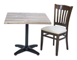 Restaurant table bases and Tops