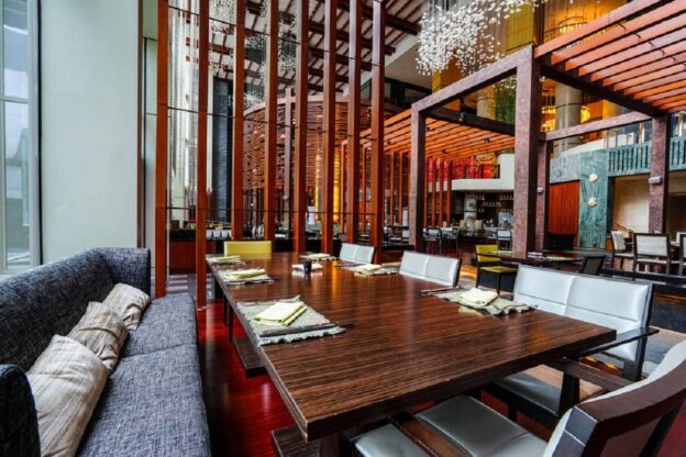 modern restaurant booths