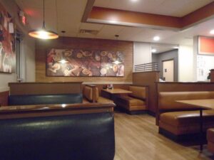 restaurant booth vinyl