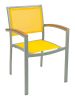 AL-5624 Outdoor Arm Chair - Silver Frame