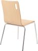 Bushwick Cafe Chair - Natural - Rear View