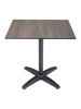 Element Outdoor Table Top - Mali Wenge - shown with base