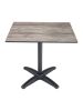 Element Outdoor Table Top - Vintage Pine - shown with base