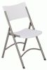 BT602 Folding Chair - Speckled Gray Seat/Textured Gray Frame