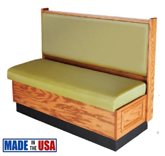Anchor Restaurant Booth (shown w/ optional end panel moldings)