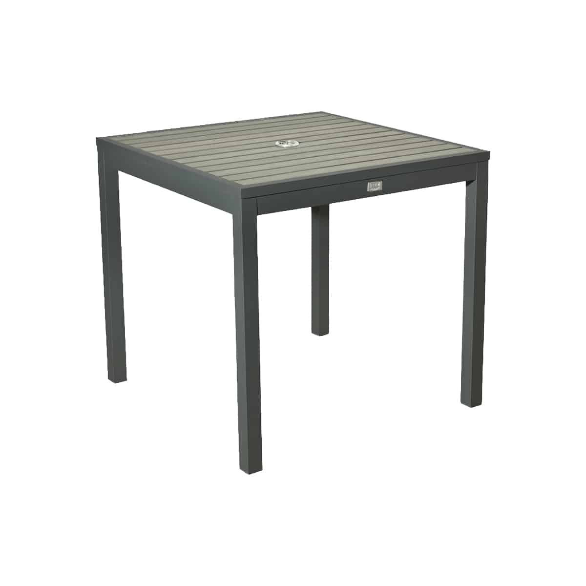 Teak Inlay Outdoor Table | Restaurant Patio Tables