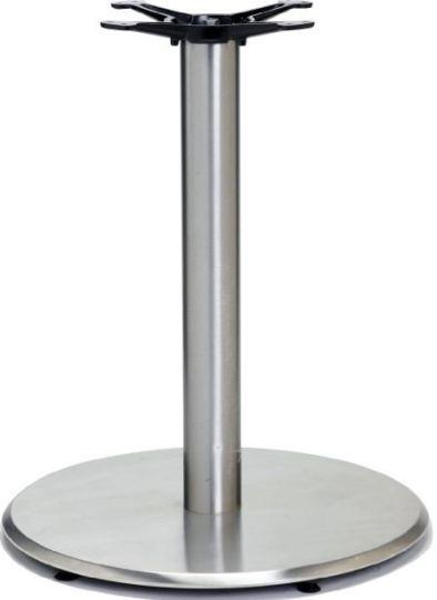 Roundbama-17 Designer Round Base - Polished Chrome