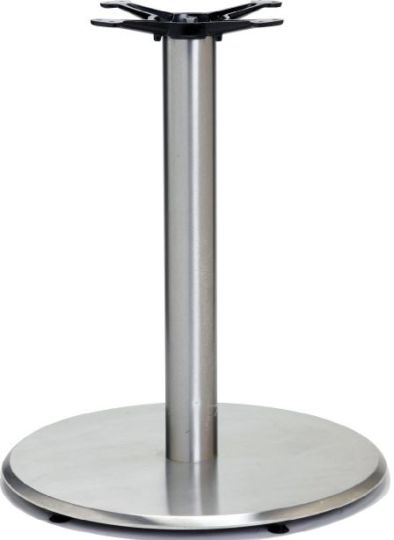 Roundbama-22 Designer Round Base - Polished Chrome