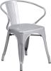 Bistro Arm Chair - Silver