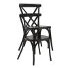 889ST Aluminum Outdoor Chair - Black Stacked