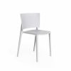 Africa Resin Outdoor Side Chair - White