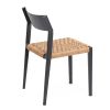 822T Aluminum Rope Chair - Side View