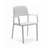 Bora Resin Outdoor Arm Chair - Bianco