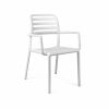 Costa Resin Arm Chair - Bianco