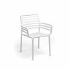 Doga Resin Outdoor Arm Chair - Bianco