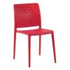 Fabian Outdoor Side Chair - Red