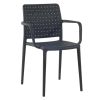 Fabian Outdoor Arm Chair - Anthracite