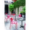 Fabian Outdoor Arm Chairs in Red
