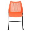 Hercules RUT-498A Stack Chair - Orange - Front View