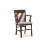 Americana Wood Frame Arm Chair - Upholstered Seat