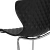 Lowell Plastic Stackable Chair - Black - Closeup