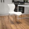 Lowell Plastic Stackable Chair - White