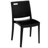 Metro Resin Chair - Black