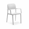 Riva Resin Outdoor Arm Chair - Bianco