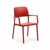 Riva Resin Outdoor Arm Chair - Rosso