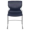 Hercules RUT-438 Stack Chair - Navy - Front View