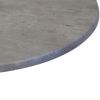 Molded Melamine Outdoor Tabletop - Granite - Corner View of Round Top
