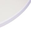 Molded Melamine Outdoor Tabletop - White - Corner View of Round Top