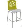 Tempo Barstool - Fern Green with White Seat