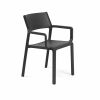 Trill Resin Outdoor Arm Chair - Antracite