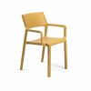 Trill Resin Outdoor Arm Chair - Senape