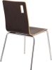 Bushwick Cafe Chair - Espresso - Rear View