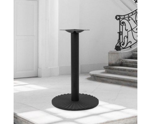 R5B600-18 Designer Table Base - Black Wrinkle