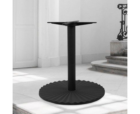 R5B600-26 Designer Table Base - Black Wrinkle