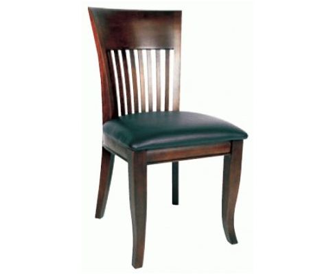 537 Wood Frame Chair - Walnut Finish