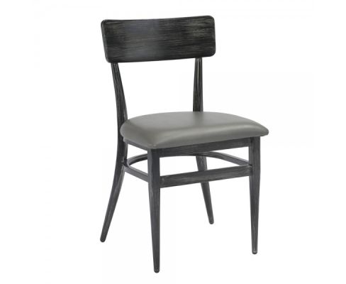 Kinley 570 Metal Frame Chair - Gray Vinyl