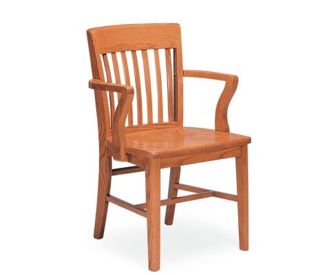 Americana Wood Frame Arm Chair