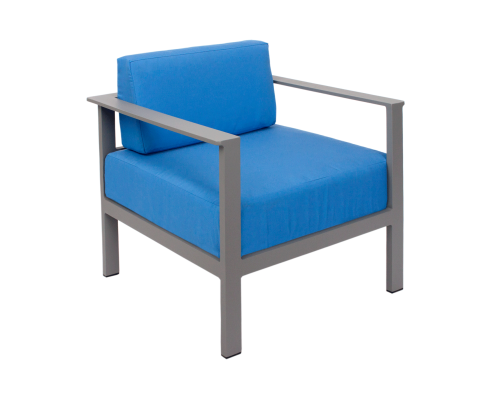 Belmar Outdoor Arm Chair - Soft Gray