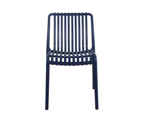 211 Resin Outdoor Side Chair - Midnight Blue