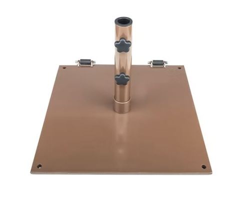 Square Umbrella Base - Antique Bronze